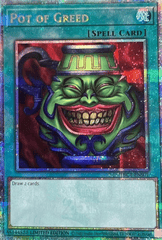 Pot of Greed - TBC1-ENS01 - Quarter Century Secret Rare - Unlimited Edition